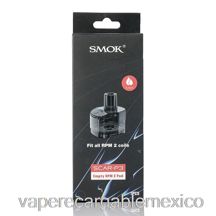 Vape Recargable Smok Scar-p3 Cápsulas De Repuesto Cápsulas Rpm